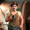 Mark Rylance as Johnny 'Rooster' Byron in JERUSALEM, a new play by Jez Butterworth, directed by Ian Rickson. The production is playing at the Music Box Theatre (239 West 45th Street).